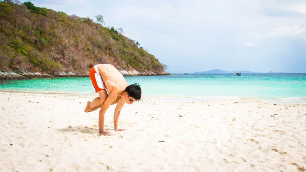 Crow Pose - Naked Yoga for Men