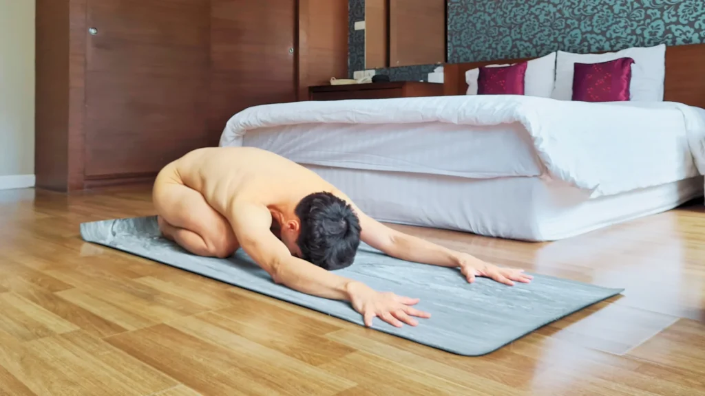 Child's Pose Child's Pose - Naked Yoga Poses