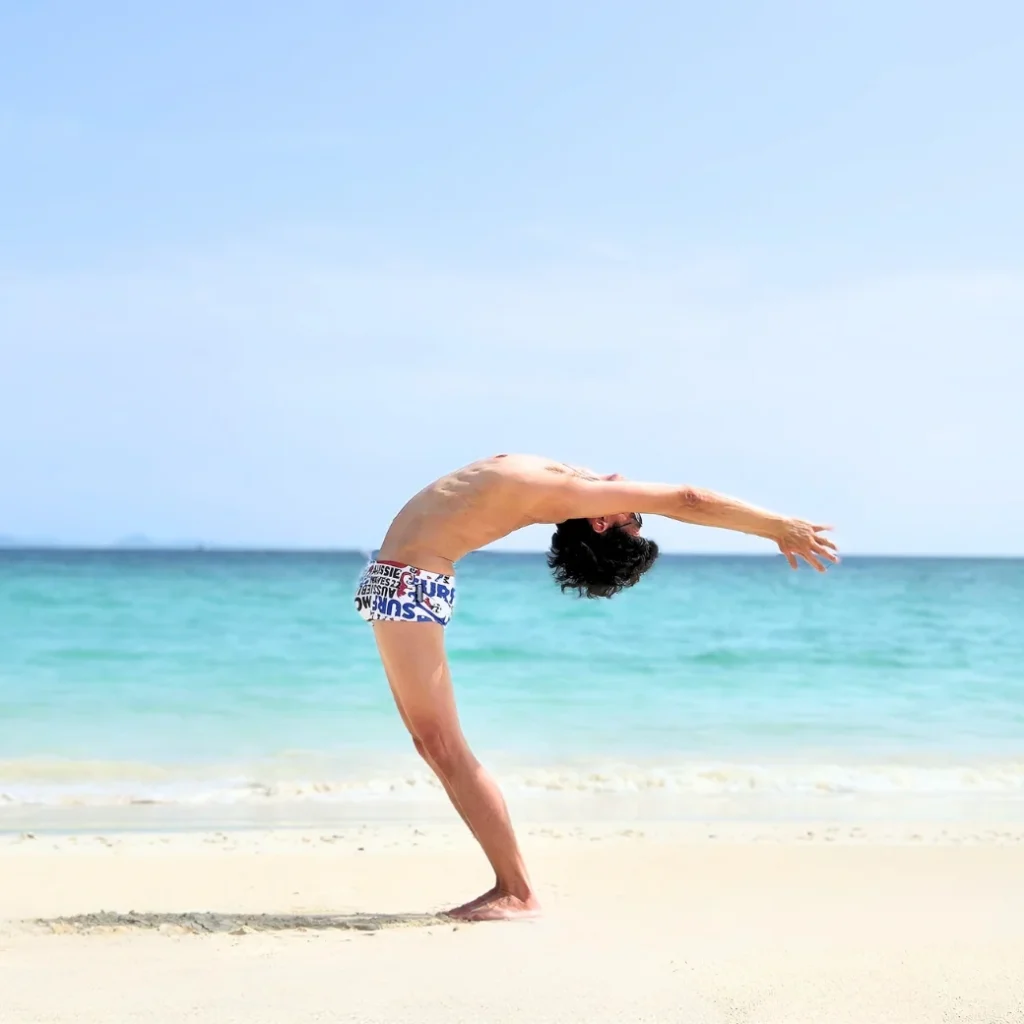 Standing Backbend Pose - Yoga for Men