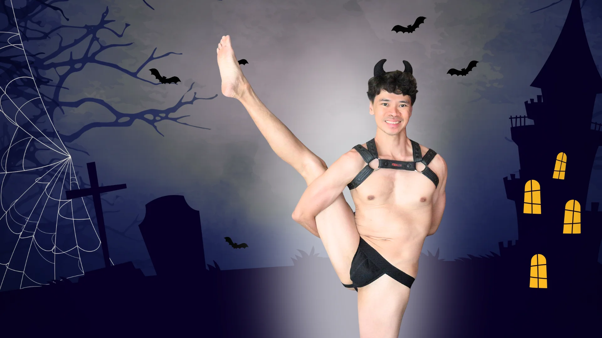 Halloween Yoga for Men