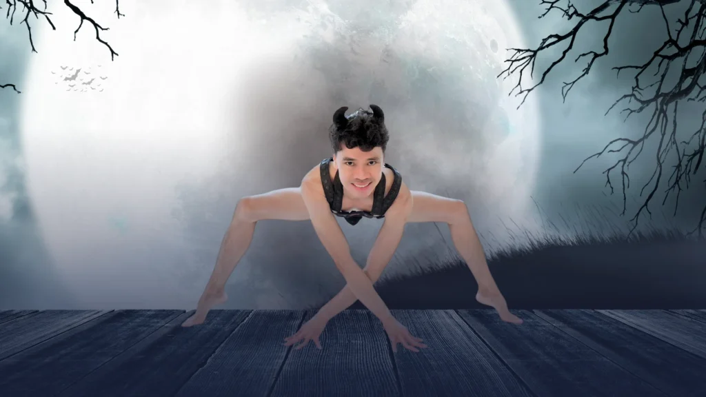 Spider Pose - Halloween Yoga for Men