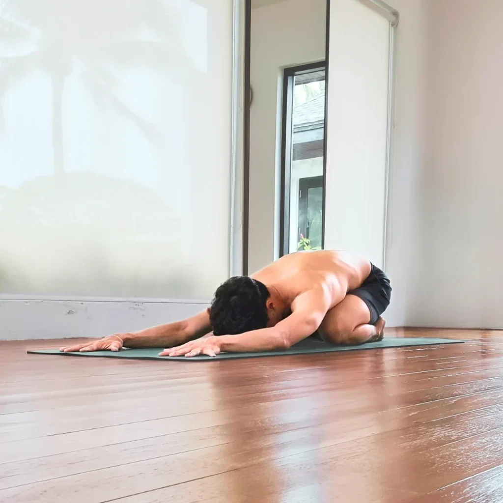 Child's Pose - Morning Yoga Poses