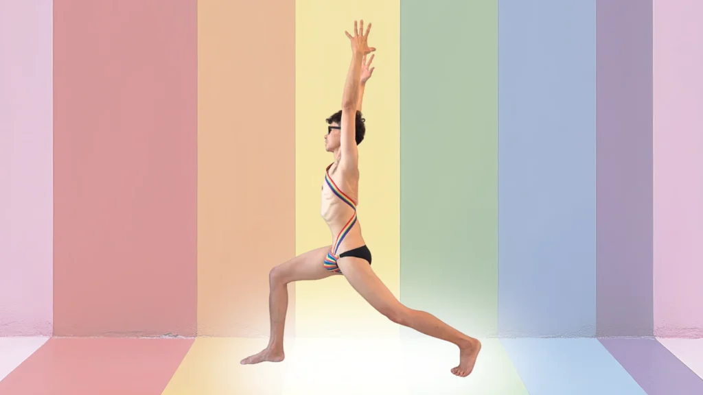 High Lunge Pose - Yoga for Gay Men High Lunge Pose - Yoga for Gay Men